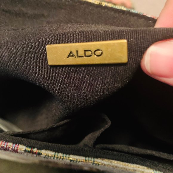 Aldo Vintage Floral Purse With Jewelled Brooch Closure - Picture 6 of 6